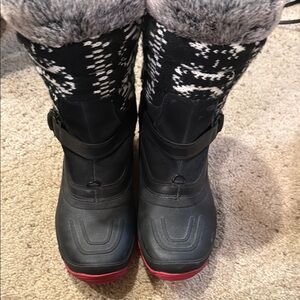 The north face Women's Black and Gray Winter Boots